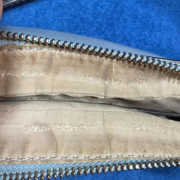 Michael Kors Jet Set Pebbled Leather Crossbody Shoulder Handbag Tassel Accent - Picture 11 of 13